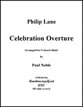 Celebration Overture Concert Band sheet music cover